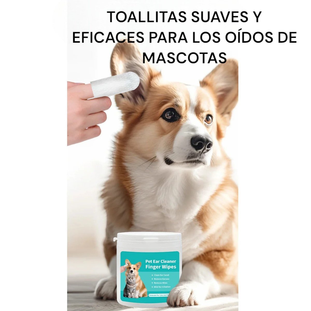 Limpieza de Orejitas – Práctico y Delicado para mascotas - Wufiro