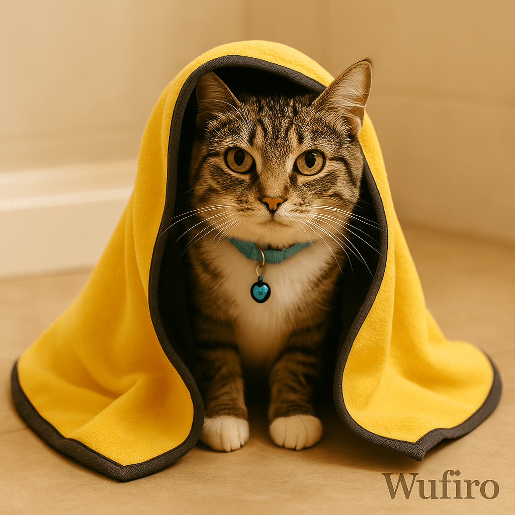 Toalla Suave de Secado Rápido – Mimos Post Baño para mascotas - Wufiro