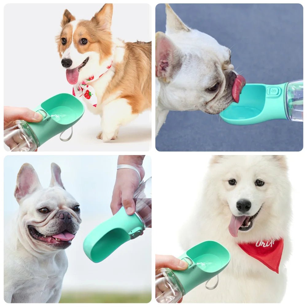 Botella de Agua Portátil para Perros - 300ml, 350ml y 550ml | Varios Colores para mascotas - Wufiro
