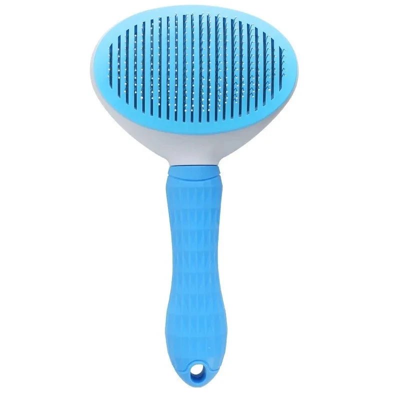 Cepillo Quitapelos para Perros y Gatos - Mango Ergonómico y Autolimpieza para mascotas - Wufiro